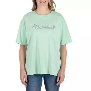 State of Mine Alabama Embroidered‎ Graphic T-Shirt Relaxed Fit Tee M / #7166